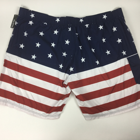 Bioworld Other - Bioworld Swim Trunks Size 5XL Mens American Flag